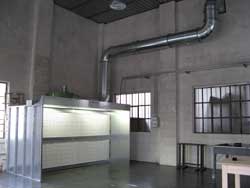 cabina di verniciatura mini