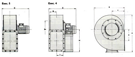 schema ventilatore per aspirazione